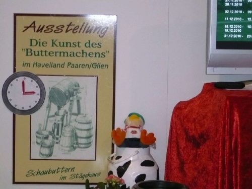 Grüne Woche Traditionelle Butterherstellung