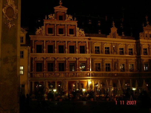 ERFURT -  Gildehaus bei Nacht