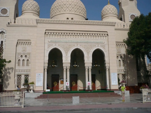 14Dubai Jumeirah Moschee Eingang