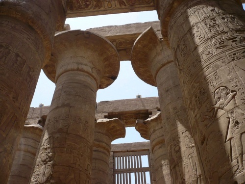 81 Luxor Karnak-Tempel Säulenhalle
