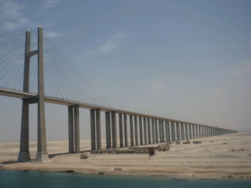 130 SUEZ - KANAL - Durchfahrt