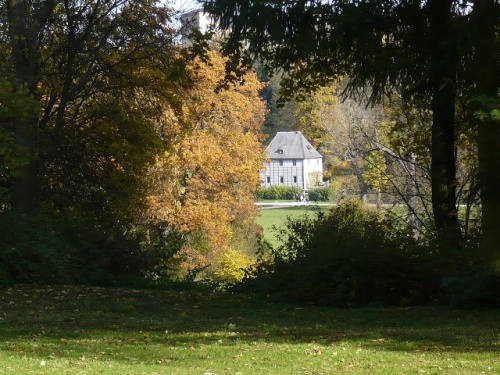 Varianten -4- Goethes Gartenhaus im Herbst