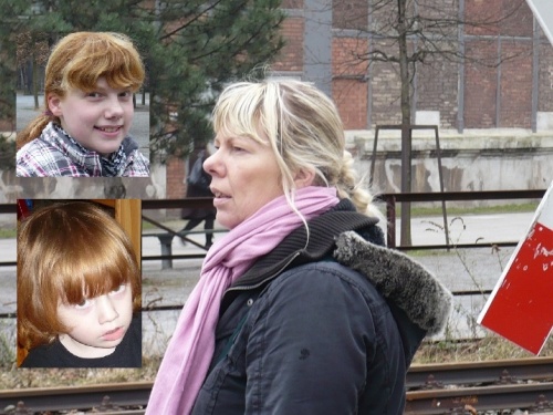 Tochter und Enkelkinder