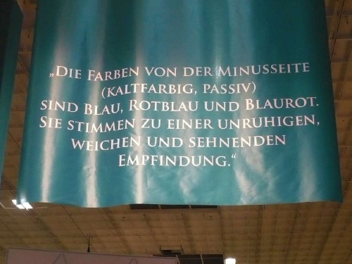 Grüne Woche Goethes Farbenlehre