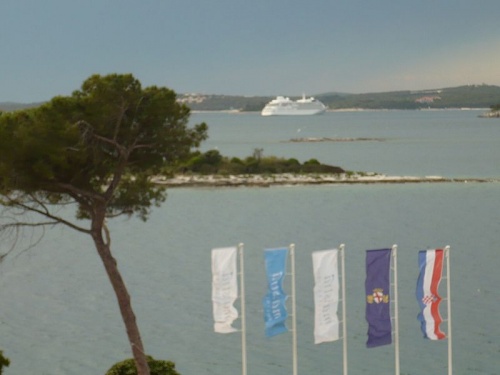 Blick v. Hotelzimmer auf Adria T1