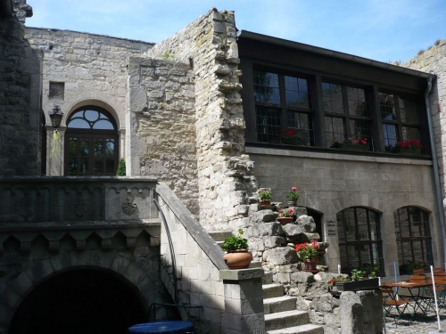 Innenhof der Rudelsburg