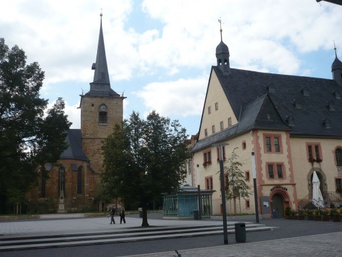 Sömmerda 03 BonifatiusKirche u. Rathaus