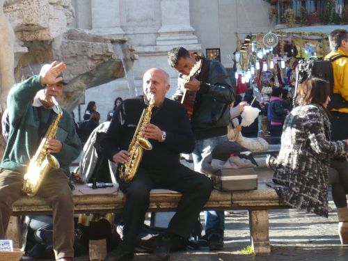 127 ROM Straßenmusikanten