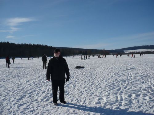Stausee Hohenfelden im Winter