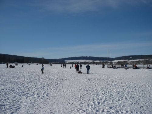 Stausee Hohenfelden im Winter
