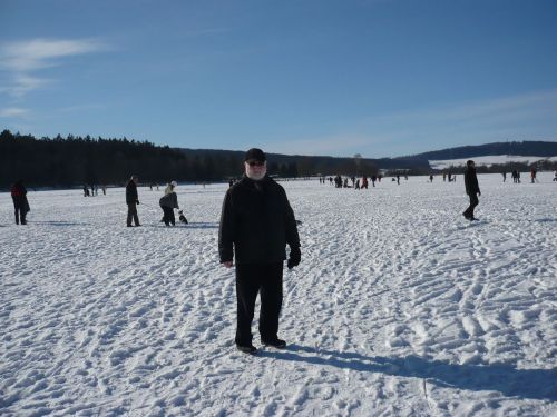 Stausee Hohenfelden im Winter
