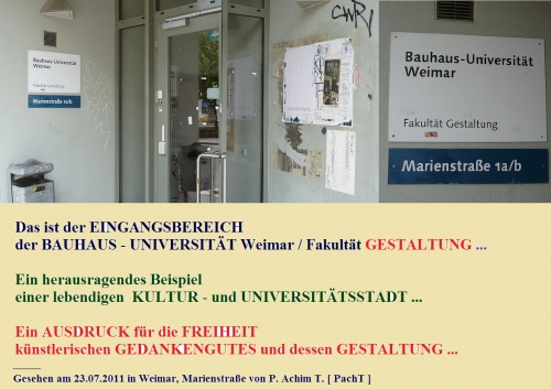 KURIOSES 35 BauhausUni Weimar