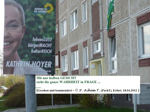 OB-Wahlkampf EF 2012 GRÜNE-Kandidatin