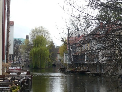 Junkersand Blick zur Ruine BarfüßerKirche