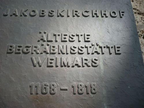 Weimar Jakobskirche m. Friedhof 13