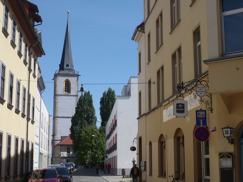 Michaelisstraße Blick zum Nikolaiturm