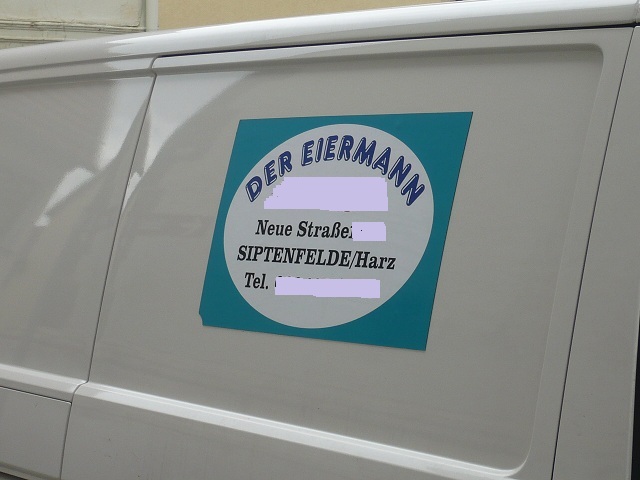 KURIOSES 23 den EIERMANN gibts doch 