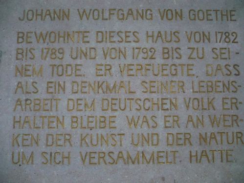 Weimar Fiktiver Rundgang mit Goethe 03
