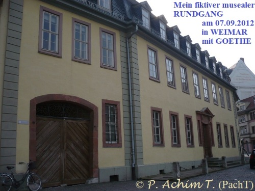 Weimar Fiktiver Rundgang mit Goethe 01