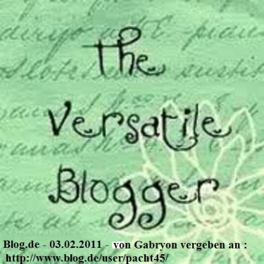 AWARD -Vielseitiger Blogger - 2011