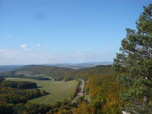 2012.10.11 Gr. HörselBerg-Wanderung 14 Blick auf ehem. BAB 4