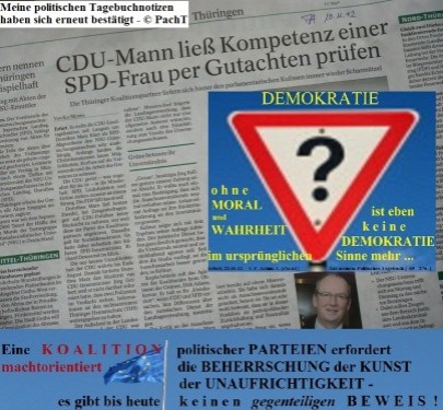 Meine politischen Wertungen u. die Realität