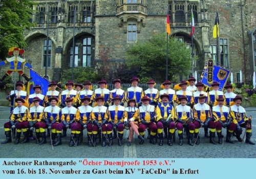 FaCeDu Auftakt 2012 m. Aachener Rathausgarde