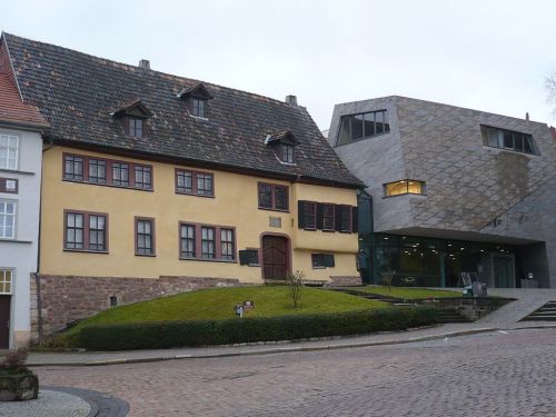 Eisenach  Altes u. neues BachHaus am Frauenplan