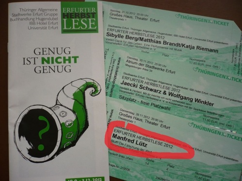 2012 Erfurter HerbstLese  M. Lütz 