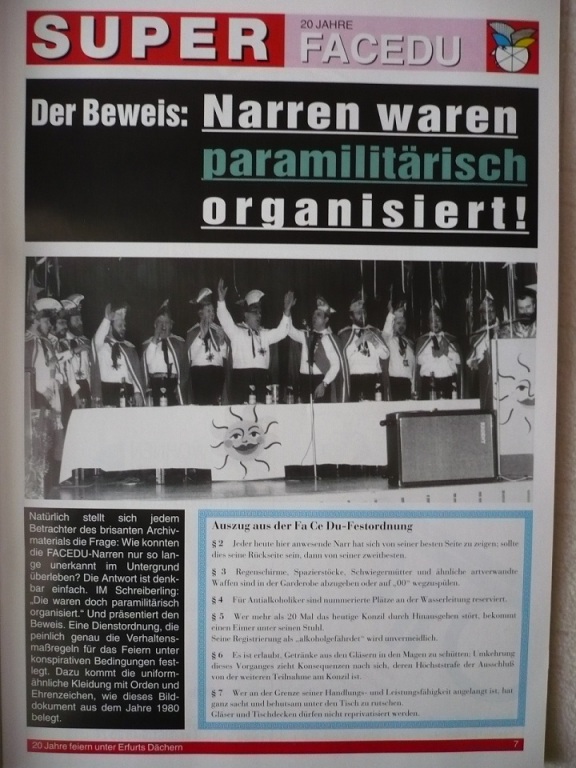 2013 Ausstellung -Karneval in der DDR- 7 FaCeDu 2