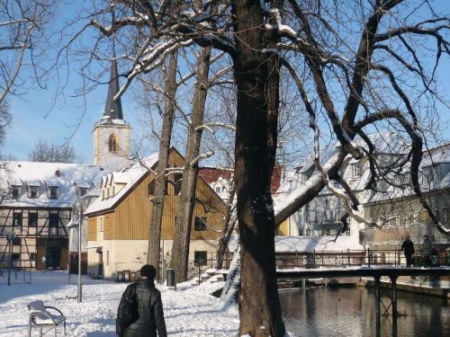 ERFURT Altstadt im Winter 1