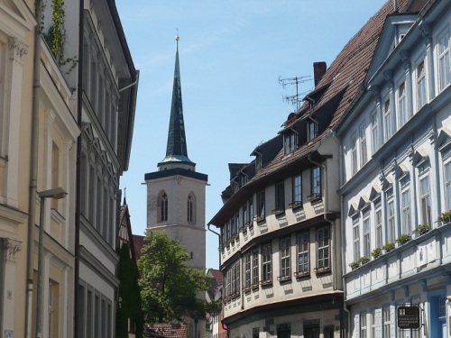 Allerheiligenstraße mit AllerheiligenKirche