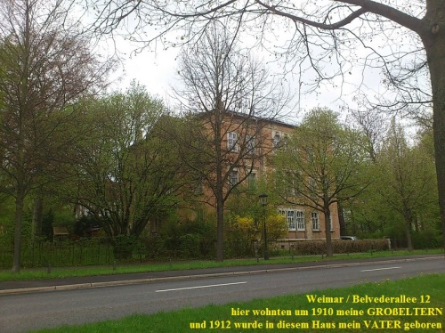 1887 - 1974 Opa und Oma Erste Wohnung