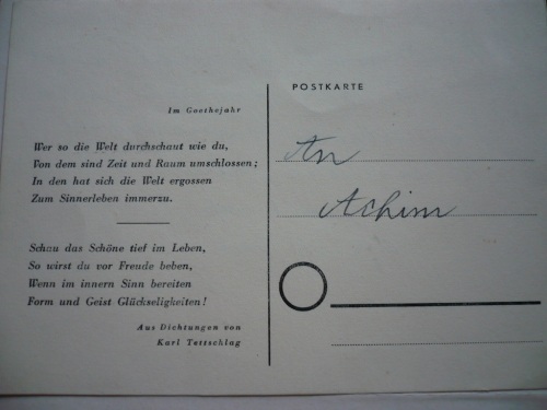 1887 - 1974  Erinnerung an meinen Opa Gedicht