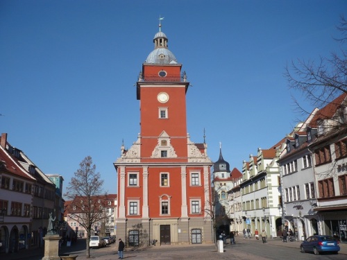 Gotha 01 Rathaus rückseitig