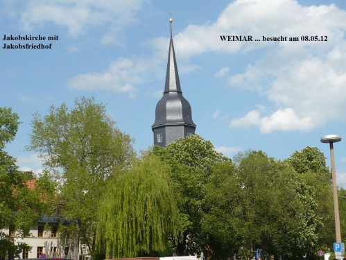 Weimar Jakobskirche m. Friedhof 01