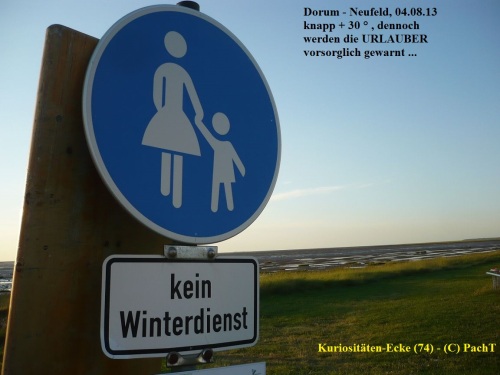 KURIOS 74 Winterdienst im Hochsommer