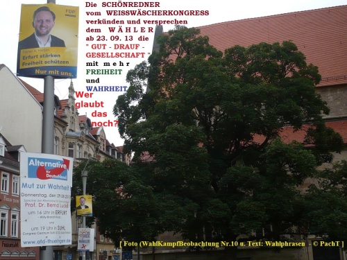 WahlKampfBeobachtung 2013 - 10 Phrasen