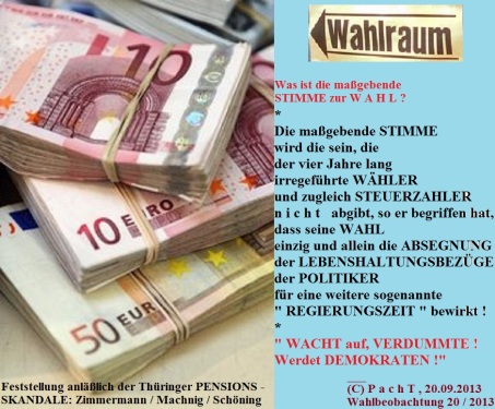 WahlKampfBeobachtung 2013 - 20 Stimmgewicht