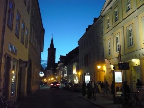 Erfurt Futterstraße Blick ÄgidienKirche 3