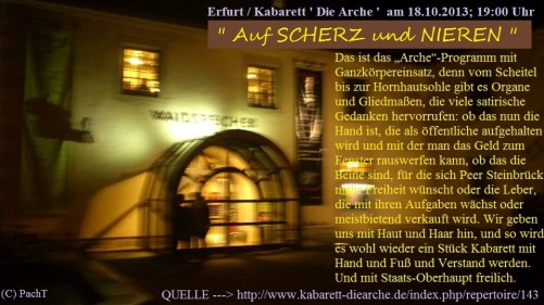 2013.10.18 Kabarett AufScherzUndNieren 1