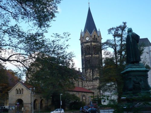 Eisenach  Nikolaikirche u. Luther