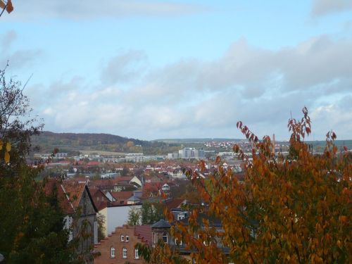 Eisenach  Blick v. Sued nach Nord