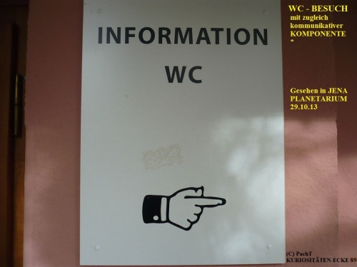 KURIOS 89 Kommunikativer WC-Besuch