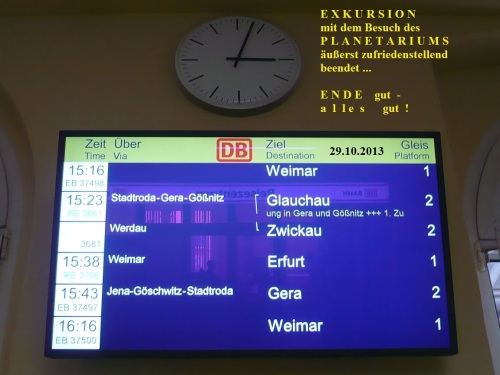 J E N A  -  Impression 24a Abreise