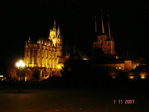 ERFURT -  Domund Severi bei Nacht