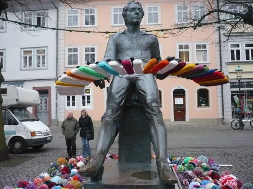 2013 Arnstadt Advent-Impressionen 03_5 Stuhl f Bach