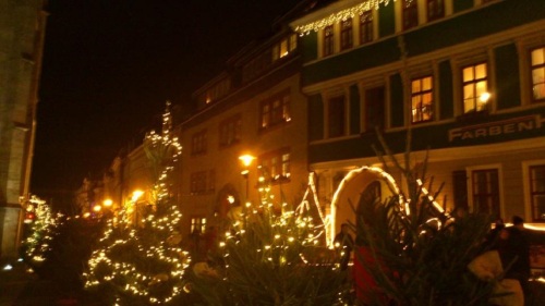 Stadt MÜHLHAUSEN  Untermarkt zum Advent