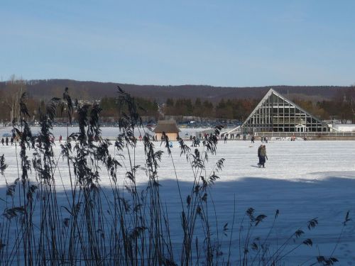 Stausee Hohenfelden im Winter