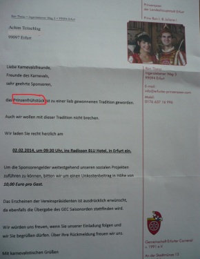 2014.02.02 PrinzenFrühstück Einladung